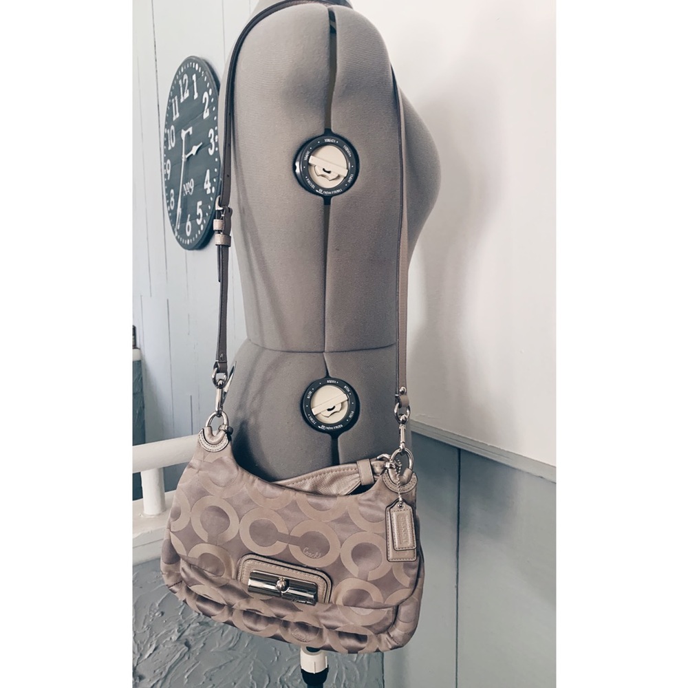 Coach Kristen Op Art Sateen Hobo bag